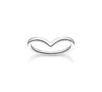 THOMAS SABO TR2393-001-21 Bague en forme de V en argent sterling 925 pour femme, 50 cm, Argent sterling, Aucune pierre précieuse