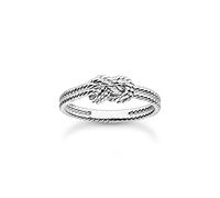 THOMAS SABO TR2399-001-21 Bague en argent sterling 925 avec nœud pour femme, 52, Argent sterling, Aucune pierre précieuse