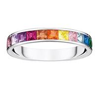 Thomas Sabo TR2403-477-7 Bague femme argent pierres multicolores, 50/15,9