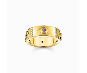 Thomas Sabo - TR2439-995-7-52 - Bague - Femmes - 925er Argent plaqué or jaune - taille de la bague 52