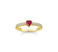 Thomas Sabo - TR2448-995-10-54 - Bague - Femmes - 925er Argent plaqué or jaune - taille de la bague 54