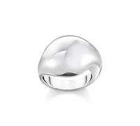 Thomas Sabo TR2470-001-21-56 Bold - Bague argentée en forme de goutte organiq...