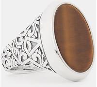 Thomas Sabo Unisex Adults Tiger's Eye Solitaire Ring Marron 52 Unisex