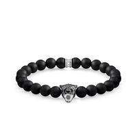 Thomas Sabo Unisexe Argent Sterling 925, Noirci, Émaillé Noir A1776-528-11