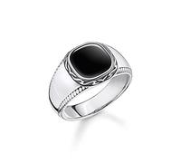 Thomas Sabo Unisexe Bague Noir Argent Sterling 925, Noirci TR2388-641-11