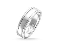 Thomas Sabo Unisexe Bague Ruban Bague Argent Sterling 925, Noirci TR1936-001-12