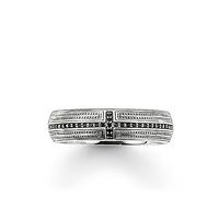 Thomas Sabo Unisexe Bague Ruban Croix avec pavé Argent Sterling 925 TR1943-051-11