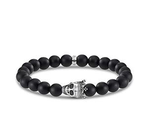 Thomas Sabo Unisexe Bracelet Argent Sterling 925, Noirci A1940-705-11