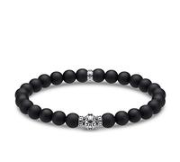 Thomas Sabo Unisexe Bracelet Argent Sterling 925, Noirci A1942-704-11