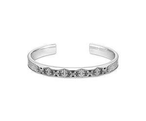 Thomas Sabo Unisexe Bracelet jonc Chemin de Vie Argent Sterling 925, Noirci AR113-643-11