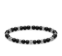 Thomas Sabo Unisexe Bracelet Talisman Noir Argent Sterling 925, Noirci A1924-704-11