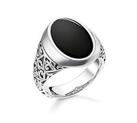 Thomas Sabo Unisexe, Homme Bague Argent Sterling 925, Noirci TR2242-698-11