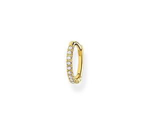 Thomas Sabo Weiße Steine CR659-414-14 Créoles à ressort