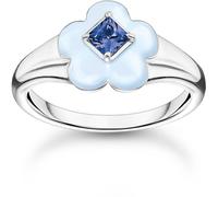 Thomas Sabo Women's Flower Band Ring Argent 54 Female