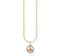 Thomas Sabo Women's Peace Chain Necklace Couleur Or Taille unique Female