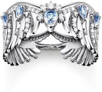 Thomas Sabo Women's Phoenix Wings Stack Ring Argent 52 Female