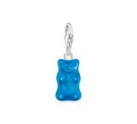 Thomas Sabo x HARIBO Charm pendentif ourson d'or bleu, argent sterling 925