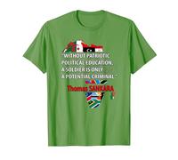 Thomas Sankara - « A Soldier is A Potential Criminal » T-Shirt, Homme, Herbe, M