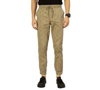 Thomas Scott Homme | solide | léger | tissu respirant | taille moyenne | coupe ajustée | mélange de coton | élastique avec cordon de serrage | pantalon, beige, 48