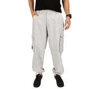 Thomas Scott Hommes | Solide | Léger | Tissu respirant | Bas côtelé | Taille moyenne | Coupe ample | 100 % coton | Taille avec bouton | Pantalon chino | Pantalon, gris clair, 38