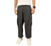 Thomas Scott Hommes | Solide | Léger | Tissu respirant | Bas côtelé | Taille moyenne | Coupe ample | 100 % coton | Taille avec bouton | Pantalon chino | Pantalon, gris, 36