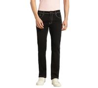 Thomas Scott Jean extensible de la collection Club de cricket pour homme, taille moyenne, coupe droite, ne se décolore pas, Noir , 38