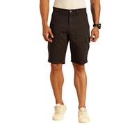 Thomas Scott Short cargo pour homme, coupe droite, taille moyenne, 100 % coton, tissu Dobby, léger, respirant, 6 poches, collection Cricket Club, gris foncé, XXL