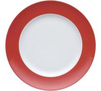 Thomas Sunny Day Assiette à petit-déjeuner, Assiette à gâteau, Assiette, Porcelaine, New Red / Rouge, Lavable en machine, 22 cm, 10222