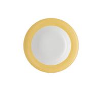 Thomas Sunny Day Soft Yellow Assiette creuse ronde en porcelaine Ø 22,8 cm Hauteur 4,2 cm 0,390 l