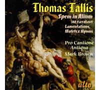 Thomas Tallis – Spem in Alium, Lamentations, Motets, Hymnes – CD – Alto