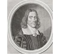 Thomas Willis 1621 - 1675. Neurologue anglais anatomiste et auteur du premier travail anglais connu sur la psychologie médicale. Willis était un membre fondateur de la Royal Society. Poster imprimé