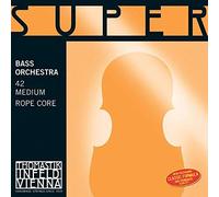 Thomastik Corde Contrebasse 4/4 Superflexible - corde Mi me cble en acier, filage chrome, accord d'orchestre, moyen