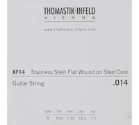 Thomastik Corde Si2 .014fw Inox fil plat sur noyau acier KF14 pour Guitare classique Classic S Series jeu KF110