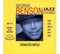 Thomastik corde Si2 .018 acier plaqué laiton P18 pour Guitares Électriques George Benson Jazz jeu GB114