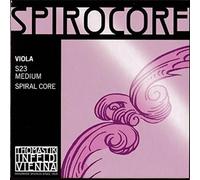 Thomastik Cordes Alto Spirocore Noyau spirale jeu 4/4 moyen Acier chromé