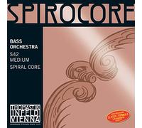 Thomastik Cordes Contrebasse Spirocore Noyau spirale accord d'orchestre jeu 4/4 souple diapason jusqu'à 1100 mm / 43.3"