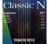 Thomastik Cordes Guitare classique Classic N Series Jeu Superlona Light Flatwound CF128 filet plaqué Satz CF128