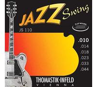 Thomastik Cordes Guitare électriques Jazz Swing Series Nickel Flat Wound Jeu JS110 Extra Light .010-.044w JS110 Extra Light 10-44