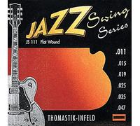 Thomastik Cordes Guitare électriques Jazz Swing Series Nickel Flat Wound Jeu JS111 Light .011-.047w