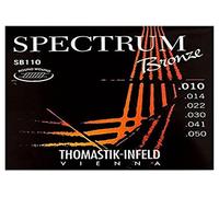 Thomastik Cordes pour Guitare Acoustique Spectrum Bronze Series sans nickel jeu SB110 extra light .010-.050