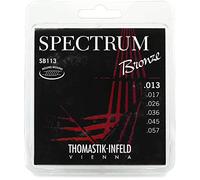 Thomastik Cordes pour Guitare Acoustique Spectrum Bronze Series sans nickel jeu SB113 medium .013-.057