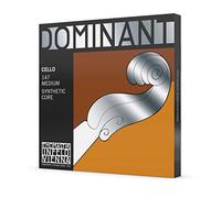 Thomastik-Infeld Cordes pour violoncelle Dominant, jeu 4/4 moyen, noyau plein nylon filé chromé