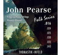 Thomastik-Infeld Cordes pour guitare classique - PJ116 - Jeu de 6 cordes - John Pearse Folk Series - Light - .016 .024 .025 .030 .035 .043