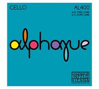 Thomastik Infeld Cordes pour violoncelle Jeu 4/4 (Al400) Noyau plein nylon, tension moyenne