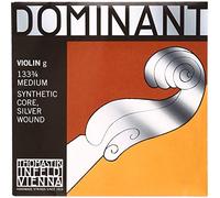 Thomastik-Infeld- Dominant - 133 - SOL-corde individuelle - Violon - 3/4 âme synthétique, enroulée d'argent - 3,9kg/8,6lbs