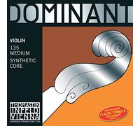 Thomastik-Infeld Dominant corde de violon sol 1/4 - corde simple (133 1/4), âme synthétique, enroulement argent, tension moyenne