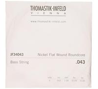 Thomastik corde Sol .043 noyau rond en acier, filage en alliage de nickel à plat long scale 34" JF34043 pour Basse Électrique Jazz jeu JF345, JF344, JF346