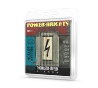 Thomastik Cordes Guitare électriques Power Brights Series Regular Bottom Jeu PB111 Medium .011-.046w