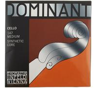 Thomastik-Infeld Cordes pour violoncelle Dominant, jeu 4/4 moyen, noyau plein nylon filé chromé