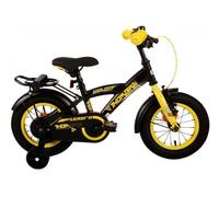 Thombike 12 Pouces Vélo Enfant Jaune Noir 3-4, 5 Ans Vélo Roues D'Appui Bike